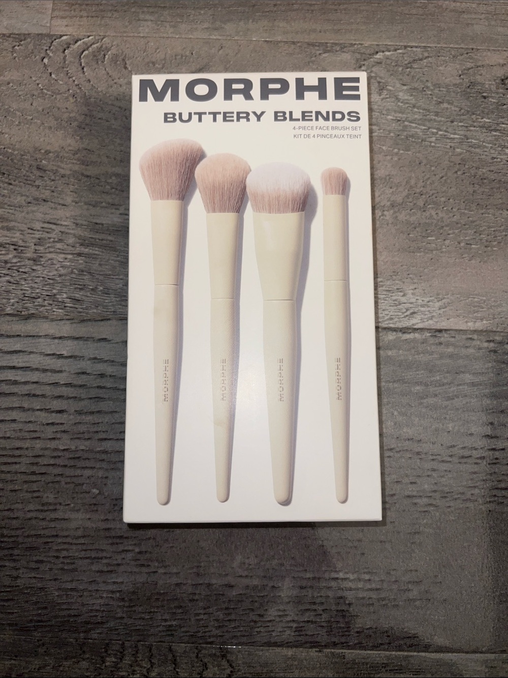 Morphe Buttery Blends 4-Piece Face Brush Set - Cream